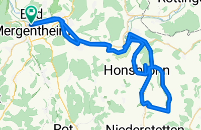 Route in der Bikemap App öffnen