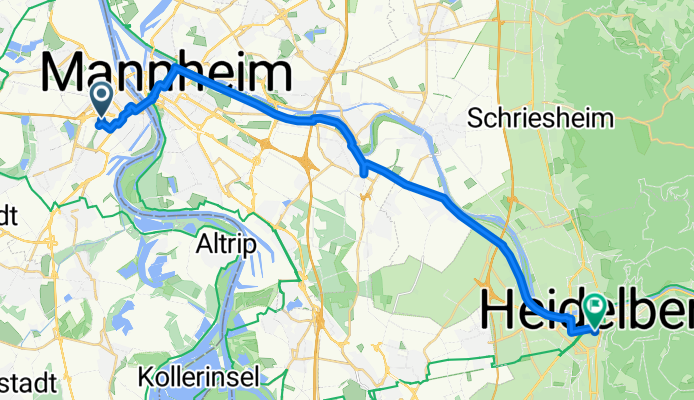 Ludwigshafen - Heidelberg CLONED FROM ROUTE 1772542