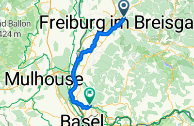 Route in der Bikemap App öffnen