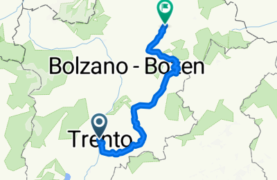 Route in der Bikemap App öffnen