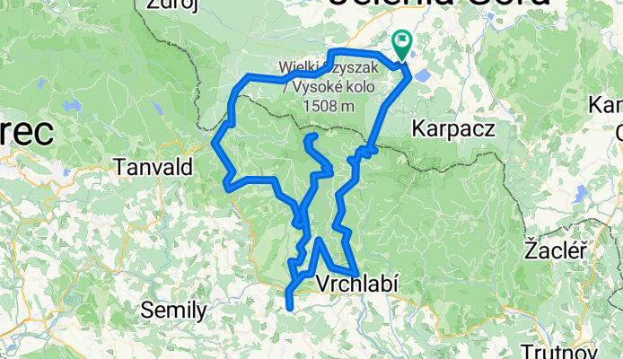 odtworzenie trasy z MR