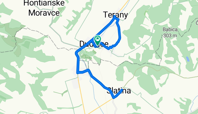 Dudince prieskum okolia