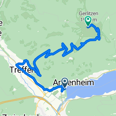 Annenheim camping to Gerlitzen summit