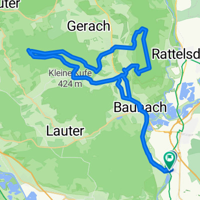 Von Kemmern über den Kraiberg zum Veitenstein 