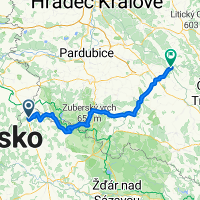 Golčův Jeníkov - Seč - Nasavrky - Skuteč - Vysoké Mýto - Choceň