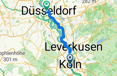 Route in der Bikemap App öffnen
