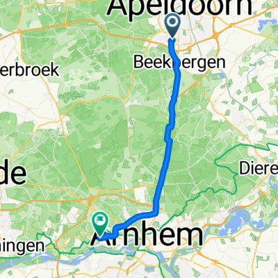 route Ugchelen-Oosterbeek