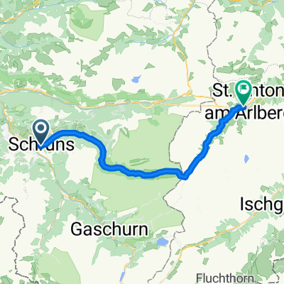 Übersgebirgradln 6: Schruns - Silbertal - St. Anton