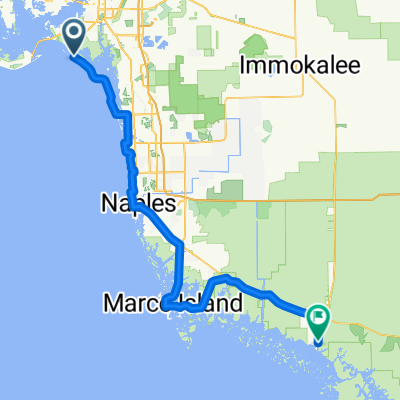 STIHL tour des trees proposed route from FMD to E city