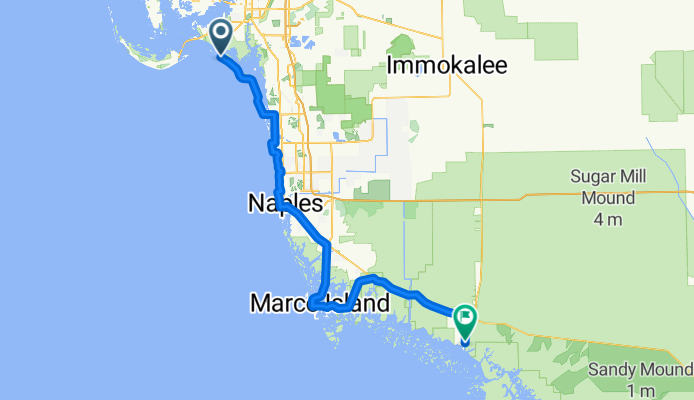 STIHL tour des trees proposed route from FMD to E city