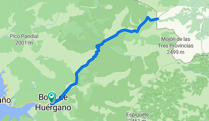 Boca de Huérgano-Alto San Glorio-Boca de Huérgano