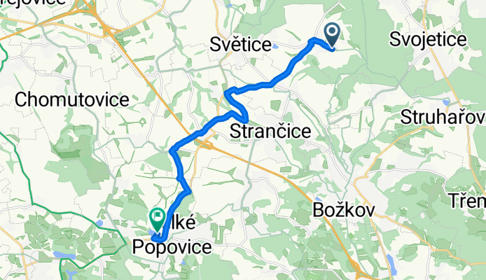 Tehov - Velké Popovice