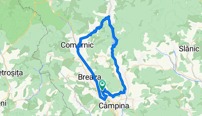 Cornu de Jos - Paltinu - Tesila - Secaria - Cornu de Sus - Cornu de Jos