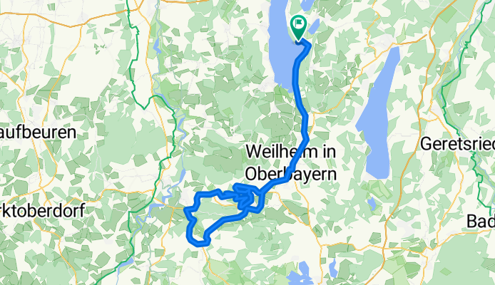 Herrsching-Rottenbuch-Herrsching (mit Hohenpeißenberg)