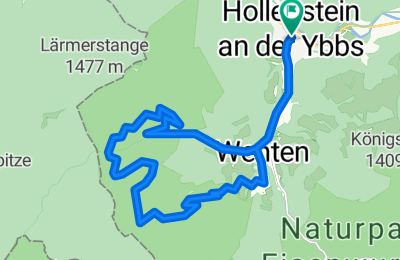 Route in der Bikemap App öffnen