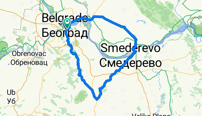 BG - Mladenovac - Smederevo - Pancevo - BG