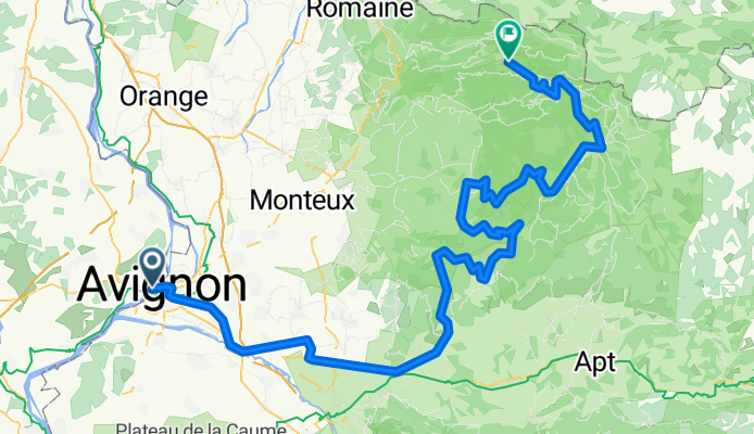 Etape 2 : Avignon-Mont Ventoux 