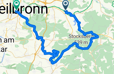 Route in der Bikemap App öffnen