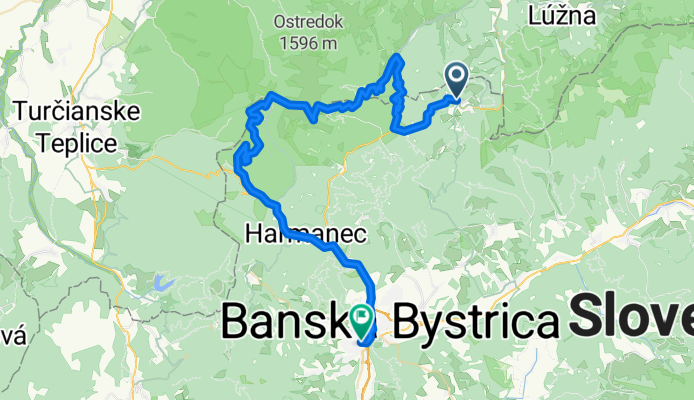 Donovaly-Motyčky-sedlo Veľký Šturec-Lipt.Revúce-Prašnické sedlo-Krížna-Kráľova Studňa-Horný Harmanec-BB