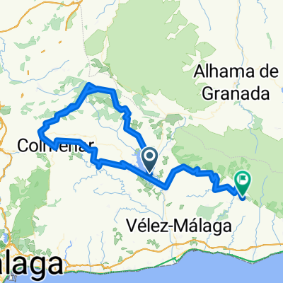 RouteViñuela - Pireneën van het Zuiden-Archez-Cómpeta