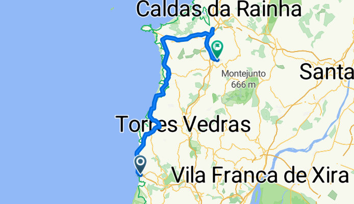 Ericeira - Santa Cruz - Obidos - Bombarral (Budha Eden)