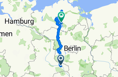 Route in der Bikemap App öffnen