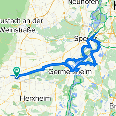 Landau - Speyer - Philipsburg - Germersheim - Landau