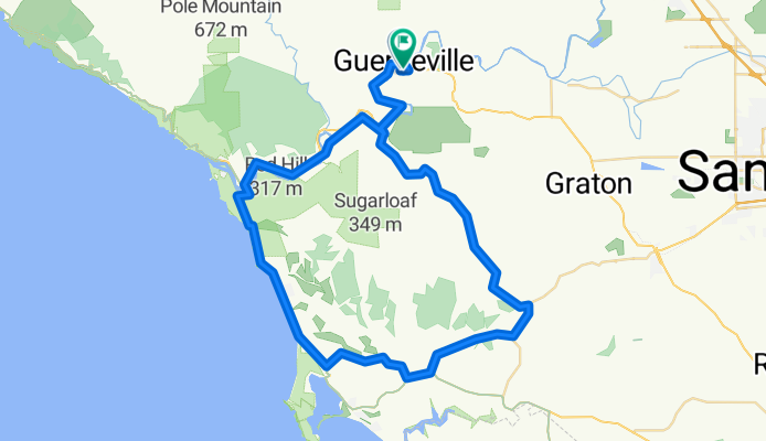 Guerneville To Bodega Bay Loop