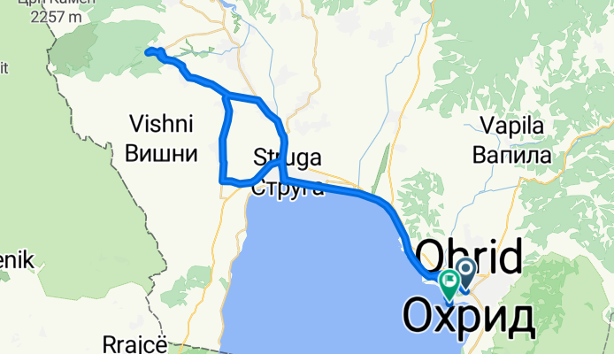 Ohrid-Struga-Zagracani-Oktisiti-Vevcani-Vrapciste-Struga-Ohrid