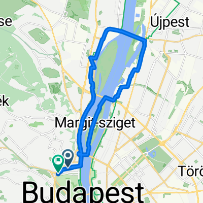 Varsányi-Margitsziget-Újpest-Buda-Vérmező