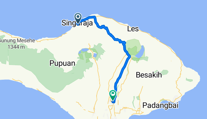 Kintamani route singaraja-ubud