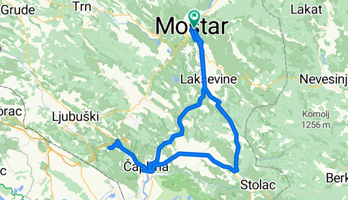Mostar-Kravice-Domanovići-Stolac-Mostar