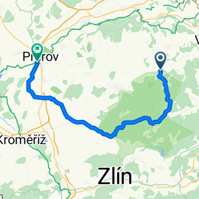 Rajnochovice - Troják - Přerov