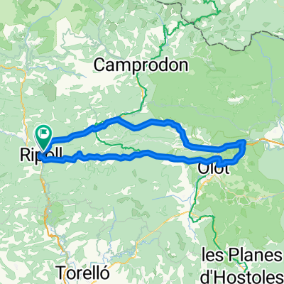 Ripoll – Olot – St. Joan les Fonts - Castellfolit – Ripoll