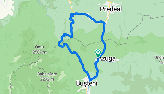 Predeal - Diham - Poiana Izvoarelor - Gura Diham - Bușteni