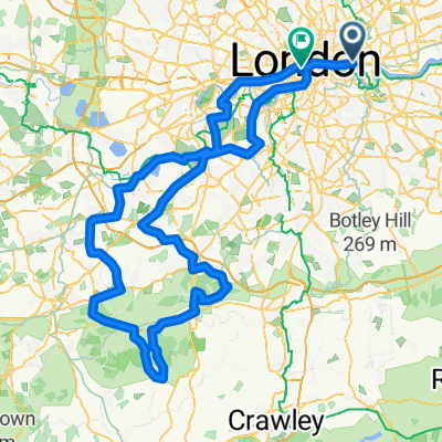 Ride London - Garmin Training Route