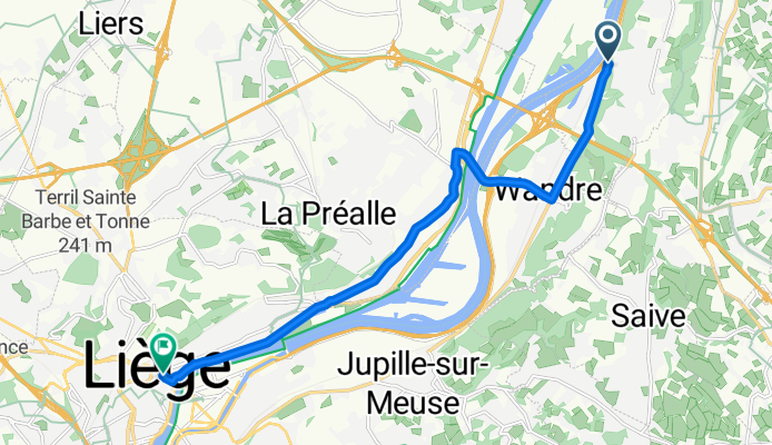 6 Retour - Gare Léopold - Herstal - Wandre - Cheratte