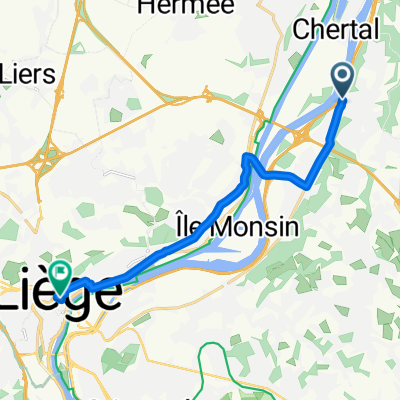 6 Retour Batte - Gare Léopold - Herstal - Wandre - Cheratte