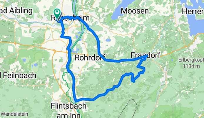 Rosenheim - Samerberg - Kräuterwiese und zurück