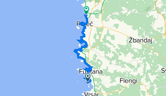 Küste Vrsar - Fontana - Porec_Rückfahrt 