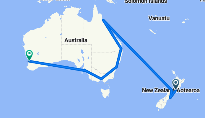 NZ to Perth