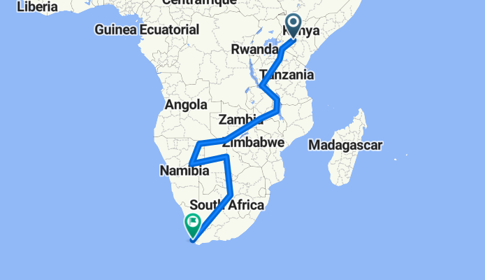 Kenya to Cape Town