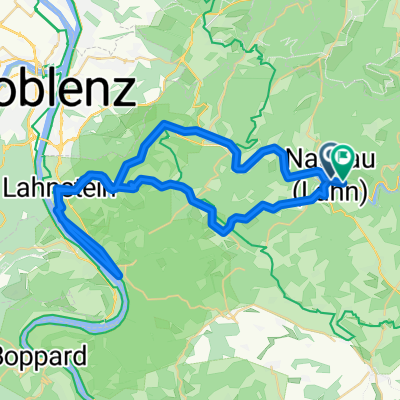 Lahnstein - Braubach - Becheln 53 km