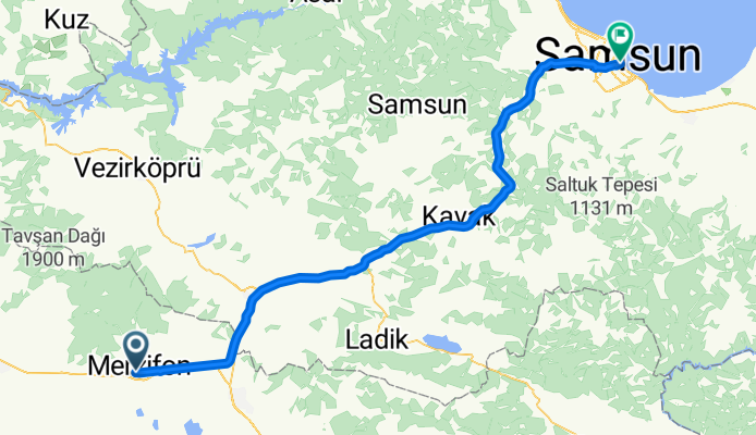 B22 Merzifon - Samsun
