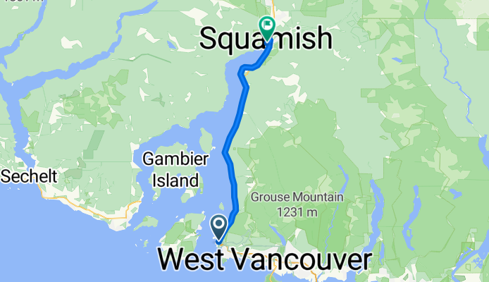Sea-to-Sky Gleneagles to Squamish
