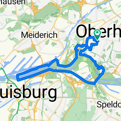 Ruhr, Kanal, Richtung Innenhafen,Kanal zurück