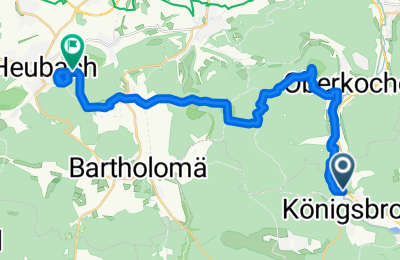 Route in der Bikemap App öffnen