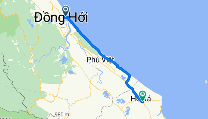 dong hoi strand entlang