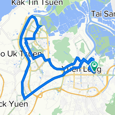 元朗 -&gt; 濕地公園門口