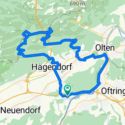 Olten-Wangen-Rumpel-Spitelberg-Belchenfluh- Hägendorf- Boningen